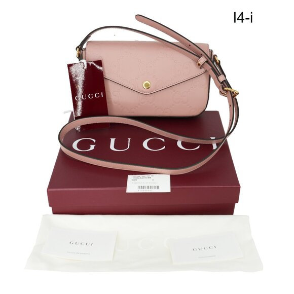 Gucci Monogram GG Leather Crossbody Bag - Picture 5 of 10